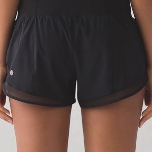 Lululemon Classic Black Lined Shorts size 4